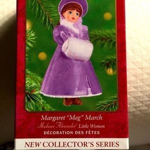 NIB Hallmark Ornaments Madame Alexander Meg‎